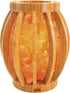 Himalayan Glow 1348 Bamboo Basket Crystal Pink Chunks, Nightlight,Salt Lamp Bulb,(ETL Certified) Dimmer Switch,Ideal Gift and Home Decor | 5-7 LBS, Pack of 1