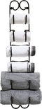 DecoBros Wall Mount Multi-Purpose Towel/Wine/Hat Rack, Bronze