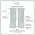Exclusive Home Indoor/Outdoor Solid Cabana Grommet Top Curtain Panel, Mecca Orange, 54x96, 2 Piece