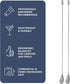 A Bar Above Extra Long 17? Bar Spoon Set of 2 Stainless Steel Cocktail Stirrer Bar Set for Mixing Glass or Shaker Spiral Handle Drink Stirrer Bar Supplies Professional Drink Mixing Spoons