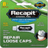 Recapit Loose Cap Dental Repair - 8 Repairs, Pack of 2