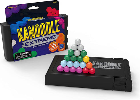 Educational Insights Kanoodle Extreme Puzzle Game, Brain Teaser Puzzle Challenge Game for Adults, Teens & Kids, Over 300 Challenges, Ages 8+