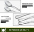LIANYU 30 Piece Matte Silverware Set, Satin Finish Flatware Cutlery Set for 6, Include Knife Fork Spoon, Fancy Eating Utensils Tableware Set for Home Restaurant Party, Dishwasher Safe