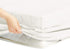 Amazon Basics Ultra-Soft Cotton Fitted Bed Sheet, Breathable, Easy to Wash, Twin XL, White