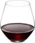 Godinger Wine Glasses, Stemless Wine Glasses, Red Wine Glasses, Drinking Glasses, European Made Stemless Wine Glass - 17oz, Set of 4