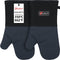 Oven Mitts, Cook Mittens 662„‰/350„ƒ Heat Resistant Aramid Mitts with Quilted Liner Professionally Protect Your Hand During Baking Doing BBQ or Carry Hot Pot, 1 Pair