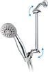Hotel Spa 11" Solid Brass Adjustable Shower Extension Arm with Lock Joints. Lower or Raise Any Rain or Handheld Showerhead to Your Height & Angle / 2-Foot Range/Connection, Chrome Finish