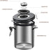 SUNWUKIN Coffee Canister, Airtight Stainless Steel Kitchen Food Storage Container with Date Tracker and Scoop for Beans, Grounds, Sugar, Tea, Flour, Cereal, Stainless Steel 22OZ
