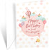 Birthday Card Great Granddaughter | Made in America | Eco-Friendly | Thick Card Stock with Premium Envelope 5in x 7.75in | Packaged in Protective Mailer | Prime Greetings