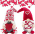 Valentines Day Gnomes, 2-Pack Valentines Gnomes, Gnomes Plush Swedish Handmade Gnomes for Valentines Gift/ Decoration - Scandinavian Decorations for Table, Bedroom, Living Room, Mantle