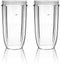 2PCS 32OZ Replacement Blender Cup For Nutribullet Replacement Parts 600W & Pro 900W Blender/Mixer