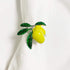 Lemon Napkin Rings Set of 4, Delicate Crafts Alloy Fruit Napkin Holder Rings Fall Table Decorations for Thanksgiving, Christmas, Wedding Banquet, Birthday, Holiday Daily Dinner, Party Decor?Lemon?