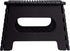 Simplify Black, Sturdy and Safe, Carrying Handle, Easy to Open, for Kitchen, Bathroom, Bedroom, or Adults 9" Anti-Skid Folding Step Stool, Lightweight