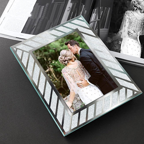 SixCivet Picture Frames,4x6 Glass Picture Frames,Set of 2 Picture Frames Fit Photo 4 by 6 Inch for Tabletop Display