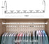 Meetu Space Saving Hangers Metal Clothes Hangers 6X2 Slots Magic Hanger Cascading Hanger Updated Hook Design Closet Organizer Hanger (Pack of 4)