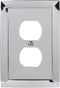 Amerelle 61DCH Studio Wallplate, 1 Duplex, Polished Chrome