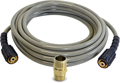 Simpson Cleaning 40224 Morflex Series 3300 PSI Pressure Washer Hose, Cold Water Use, 1/4 Inch by 25 Feet, Natural