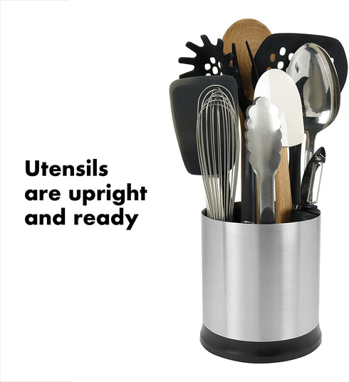 OXO Good Grips Stainless Steel Rotating Utensil Holder