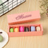 A-parts Macaron Box, Chocolate Container, Cookie Holder, Hold 6 Macarons 10 Packs Gift Boxes without Macaron?Pink?