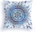 OA OATHENE Blue Throw Pillows Light Blue and Grey Boho Throw Pillows for Couch Bed Decorative Throw Pillow Covers 18x18 Abstract Art Painting Ombre Modern Geometric Accent Cushion Cover for Bedroom.