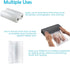 Houseables Vacuum Sealer Bags, Sous Vide Rolls, Two (2), Large 11 Inch x 50 Ft, Commercial Grade Plastic, Food Vac Storage & Seal, Airtight Vacume Saver, Microwave & Freezer Safe, Store A Meal