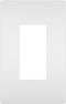 Legrand radiant Screwless Wall Plates for Decorator Rocker Outlets, 1-Gang, White, RWP26WCC10