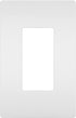 Legrand radiant Screwless Wall Plates for Decorator Rocker Outlets, 1-Gang, White, RWP26WCC10
