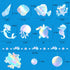60ft Under the Sea Party Decorations Garland - 8 String Iridescent Mermaid Streamers with Mermaid Jellyfish Shell Conch Hippocampus for Little Mermaid Party Ocean Birthday Baby Shower Decorations