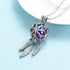 mingkejw Cremation Jewelry Dream Catcher Urn Necklace for Ashes for Women Men Feather Wing Keepsake Memories Ashes Hollow Pendant for Human Pet