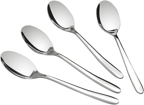 Kekow 12-Piece Stainless Steel Flatware Dinner Spoons, 8.18-INCH
