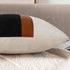 Pyonic Set of 2 Farmhouse Pillow Covers 18x18 Inch Faux Leather and Linen Throw Pillow Covers Decorative Black and White Accent Cushion Covers for Couch Sofa