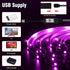 LED Strip Lights, TV LED Lights for 60-75 inch, 16.8FT DIY Timing RGB Led Light Strip with APP Control, Music Sync, USB Powered Tv Led Backlight with Remote for TV, PC, Mirror, Cabinets, etc
