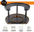 Aeakey Spice Rack storage,Spice Spinner Two- Tiered Lazy Susan Turntable Spice Rack Organizer Rotating Spice Holder For Cabinet And Storage,Holder That Saves Space,Height Adjustable,Fridge,Closet,Kitchen Countertop (Black)