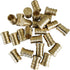 (Pack of 25) EFIELD Pex Plug 1/2" End Cap Pex Pipe Barb Crimp Brass Fitting, 1/2"
