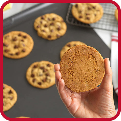 Good Cook AirPerfect 2-Pack Nonstick Cookie Sheets, Insulated Carbon Steel, Medium 14" x 12" and Large 16" x 14"
