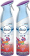 Febreze Air Refresher - with Gain Moonlight Breeze Scent - with New OdorClear Technology - Net Wt. 8.8 OZ (250 g) Per Bottle - Pack of 2 Bottles