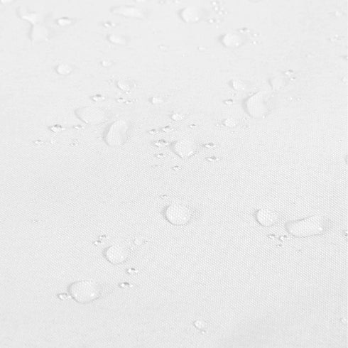 Fabric Snap-in Shower Curtain Liner Replacement 70" x 54" - Hotel Style, Removable & Machine Washable, Water-Repellent - White, 70x54