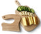 Montessori kitchen tools for toddlers, Safe Wooden Kids Knife & Cutting Board Sets Basic Life skills Veggies Fruits Avocado Banana Cooking Kitchen Chopping Tools for Toddlers 345-12 Years Old