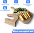 Montessori kitchen tools for toddlers, Safe Wooden Kids Knife & Cutting Board Sets Basic Life skills Veggies Fruits Avocado Banana Cooking Kitchen Chopping Tools for Toddlers 345-12 Years Old