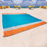 TotalPluz Large Beach Blanket, Lightweight, Unfadeable, Sand Free, Waterproof Mat, for Picnic, Hiking, Camping, Seats 4-7 Adults. Hand and Machine Washable