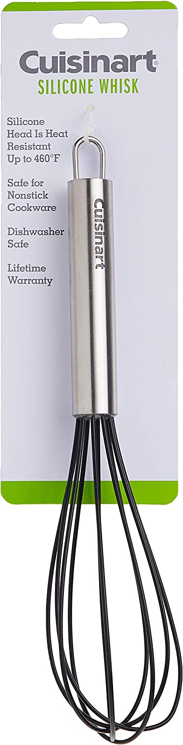 Cuisinart Silicone Whisk, 10-Inch, Black