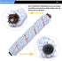 LesinaVac Replacement parts Brush Roll and 1866 Vacuum Filters Compatible with Bissell Crosswave Pro 2306 1785 Series Vacuum Cleaner,3 Pack Multi-Surface 1868 Brush Roll + 3 Pack 1866 Vacuum Filter Replacement Kit