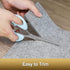 ITSOFT Ultra Premium Non Slip Felt Area Rug Pad, Thick Cushioned Gripper Pad for Hardwood Floors Under Carpet Protects Floors, 1/4" Thickness, 2 x 4 Feet
