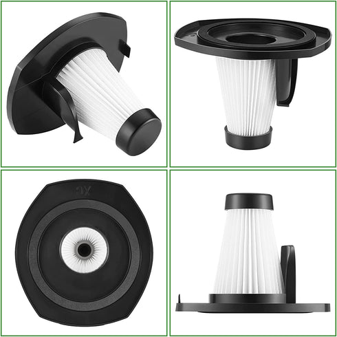 Cabiclean LT450 Vacuum Filter for Moosoo Vacuum Cleaner, HEPA Replacement Filter Compatible with MOOSOO LT450 Vacuum Cleaner ( 6 HEPA Filter & 6 Sponge?