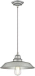 Westinghouse Lighting 6354600 Iron Hill Pendant, 1 Light, Galvanized Steel