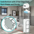 Upgrade Toilet Paper Holder Stand, Silver Gray Freestanding Toilet Paper Roll Holders with Shelf, Bathroom Tissue Storage Rack