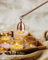 RONXS 3 in 1 Candle Accessory Set, Candle Wick Trimmer Candle Cutter, Candle Snuffer, Candle Wick Dipper with Gift Package for Candle Lover (Copper)