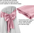 Aneco 12 Pack Satin Table Runner 12 x 108 Inch Rose Gold Long Wedding Satin Silk Table Runner for Wedding Banquet Graduations Birthday Party Decoration