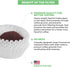 Tupkee Commercial Large 12-Cup Coffee Filters - 500-Count, Chlorine Free, White Coffee Filters - Compatible with Wilbur Curtis, Bloomfield, Bunn Coffee Maker Filters - Made in the USA