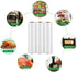 Vacuum Sealer Bags-Rolls for Food Saver-Storage - 3 Rolls 8"x16.5'and 3 Rolls 11"x16.5' for Sous Vide Cooker Vac Machine Freezer & Mircowave